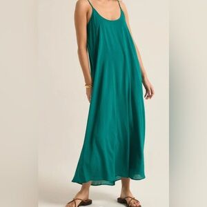 Z Supply Reed Pacific Teal Maxi Dress NWT